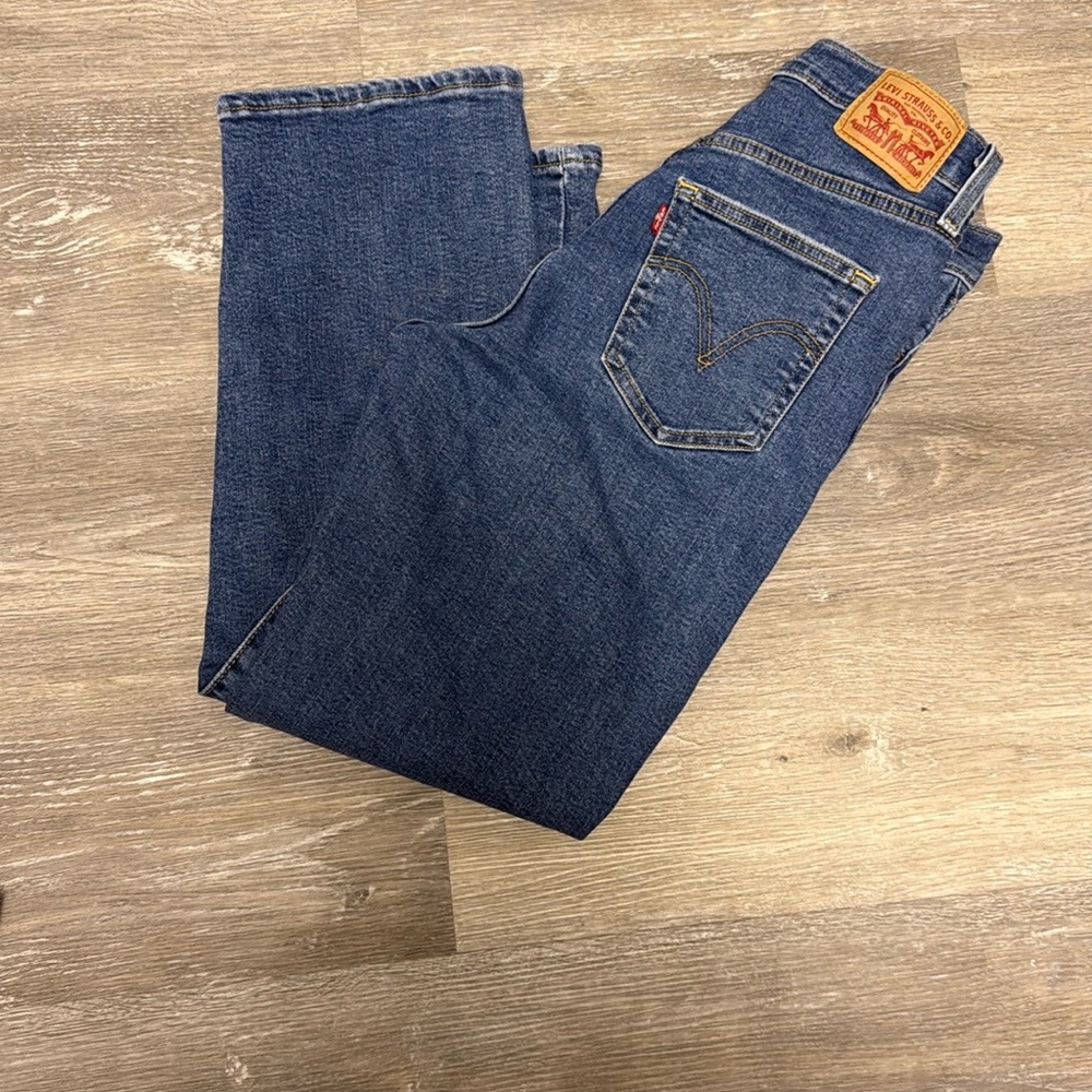 Levi Ribcage Straight Ankle Jeans
